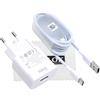 SHLOK Caricabatterie originale Huawei HW-100225E00 per Huawei Nova 2, Nova 2 Plus, 2S, Nova 3, 5T, 5Z, Nova Plus, P Smart 2021 22.5W Super Charge Power Supply con panno di pulizia Shlok