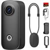 SJCAM C100 Pro Mini Action Cam 4K con 64GB, POV Magnetica, WiFi 5G