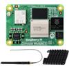 Waveshare CM5 Pi Compute Module 5，Comes with an Official Raspberry Pi CM5104064(with Wireless, 4GB RAM, 64GB eMMC Flash), an Antenna Kit and a HEATSINK
