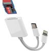 Kefiany Adattatore da USB C Lightning a SD Micro SD Card Reader per iPhone 16 15 14 Pro Max TF Memory Type C Dual Connector Compatibile per Samsung MacBook per iPad 10 Android Camera Transfer Computer