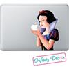 Infinity Decoor Stickers adesivo Biancaneve per tutti i modelli MacBook (11 Pollici)