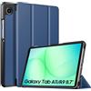 TiMOVO Cover Protettiva Compatibile con Samsung Galaxy Tab A11/A9 8,7 Pollici (2025/2023), Sottile e Leggero, Cover Protettiva a Guscio Posteriore Rigido, Blu Marino