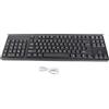 Wakects Tastiera per Mancini, Ergonomica 109 Tasti Full Size, Doppia Interfaccia USB Hub, per Laptop Computer Designer Software