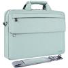 DOMISO Borsa per computer portatile da 17 pollici, impermeabile, da uomo, per computer portatile da 17 a 17,3, Dell/Acer/HP/MSI/ASUS, verde menta