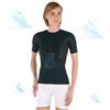 F.G.P. SRL Maglietta Posturale Posture Plus Force FGP Donna NERO XL