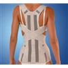 TIELLE CAMP SRL CORSETTO ELCROSS GOLD DORSOLOMBARE CON SPALLACCI ART. 237 GRIGIO XL