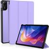 EasyAcc Custodia per Xiaomi Redmi Pad 2 11 pollici, custodia protettiva ultra sottile in pelle PU con funzione di supporto e auto sveglia/standby custodia case (viola)