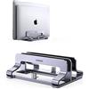 UGREEN Supporto Verticale 2 Slot per Laptop Regolabile, Stand PC Portabile Salvaspazio Compatibile con MacBook, notebook, iPad
