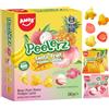 AMOS Peelerz Caramelle Gommose,Natale Regali Dolci 5 Sapori (Mango & Pesca & Banana & Ananas & Litchi) Peeling Frutta Gommose Caramelle, Snack Circa 8-10 Bustine - 240G (Misto Frutta- 5 Gusti- 240G)