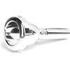 Tomotato Bocchino per Trombone, Bocchino per Eufonio Placcato 5G da 12,7mm per Baritono, Bocchino con Gambo per Accessori per Strumenti (Argento)
