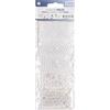 GLOREX Kit Perline, Bianco, 4/6/8mm