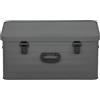 Enders Scatola in alluminio Toronto XL Grey, 80 litri, 1 mm di spessore, impermeabile, impilabile, scatola in metallo con coperchio #3884