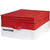 osama home PANTONE Organizer Armadio Salvaspazio, Scatola Porta Oggetti e Abiti con Tasca Profumatore Armadio, Contenitore Giochi Bambini e Vestiti Pieghevole, Scatole per Armadio Portaoggetti 35x45x20 cm