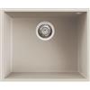 Elleci Lavello Elleci Incasso 1 vasca 54x44 Quadra 105 Sottotop Granitek Bianco Soft LGQ10539BSO