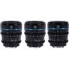 Sirui Night Walker 24+35+55mm T1.2 S35 Cine Set con custodia L-Mount nero"