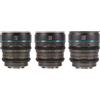 Sirui Night Walker 24+35+55mm T1.2 S35 Cine Set con custodia L-Mount Grigio metallo"