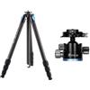 Sirui Treppiede da viaggio in carbonio impermeabile ST-224+KS-40"