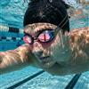 HTNEDNST Occhiali subacquei unisex per adulti, occhiali da immersione anti-appannamento, confortevoli, occhiali da nuoto regolabili