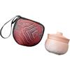 YTtkku Teiera e tazza in ceramica portatile in miniatura per picnic da viaggio facile da trasportare set di birra portatile