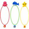 Hellery 3 Pieces Anelli da Piscina sotto'acqua Stabile Anello Subacqueo Allenamento Nuoto Giocattolo Acquatico