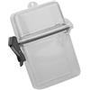 AOWINHIT Custodia Impermeabile Leggera in Plastica Trasparente con Chiusura per Kayak per Surf e Canoa 11x7x3 Cm (Grigio trasparente)