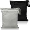 Svalor 2 tasche per il naso, borsa per il nuoto, impermeabile, con chiusura lampo, riutilizzabile, per costumi da bagno, telo da spiaggia, abbigliamento sportivo