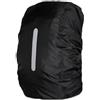 EAmrfvqt Copri-zaino antipioggia, 2 pezzi 25-80L copertura antipioggia for zaino da esterno multicolore