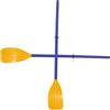 DOITOOL 2 Pezzi Pagaia per Kayak e Canoa Gonfiabile in ABS Giallo, Pratica e Resistente, Facile da Maneggiare per Surf e Sport Acquatici per Adulti
