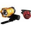 Tofficu Luci Bici LED USB Ricaricabili 2 Pezzi, Lampada Anteriore in Alluminio per Mountain Bike, Resistente alla Pioggia, per Ciclismo Notturno e Manubri Bici