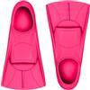 Xisnuient Pinne Corte da Nuoto in Silicone per Bambini e Adulti, Pinne Allenamento per Piscina, Snorkeling e Immersioni, per Principianti, Potenziamento Muscolare Gambe (Hot Pink,X-S)