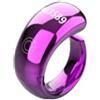 NbgrvB Smart Tasbih - Anello per Zikr con promemoria vibrazioni, contatore digitale di preghiere per display oled, impermeabile, IP68, dimensioni regolabili (viola scuro)