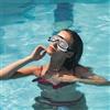 HTNEDNST Occhialini da nuoto unisex per adulti, comodi occhialini da nuoto regolabili, anti-appannamento, per uomo e donna