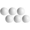Xiuganpo Palline da Luminose a LED da 6 Pezzi Gomma Sintetica Brillante Resistente per Allenamenti di Notturni e Diurni Blu Rosso Arancione (BLUE)