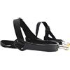 Mllepjdh Speroni a rullo in lega per allenamento equestre con cinghie, coppia di calzature da equitazione con design arrotondato per scuola di cavalli e uso di routine Set di speroni per cavalli con rullo