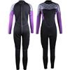 Qqmora Muta da Donna da 2 Mm, Abbigliamento Subacqueo in Neoprene Caldo per Snorkeling e Nuoto, Viola, Taglia L (XL)