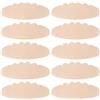 Genérico 10 fodere antisudore per cappelli, cuscinetti autoadesivi assorbenti, grandi dimensioni, senza profumo, inserti per casco, protezione antimacchia, barriera estiva, 22,6 x 8,2 cm, 50 g