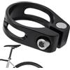 Générique Morsetto per tubo sella - alluminio 28,6 mm/31,8 mm/34,9 mm, vite antiruggine, peso 20- in altezza morsetto per tubo di sella MTB bici da strada stabile confor