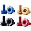 INOOMP Vite Colore Oro per Pedivella Bici in Lega di Alluminio 7075 e Resistente, Adatta per Bici da Strada e Mountain Bike