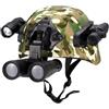Nukinp Casco balistico, casco militare da softair per bambini con telescopio e torcia elettrica, giocattoli militari in stile leggero con binari per accessori, mimetico