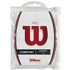 Wilson Tennis Raquet Overgrip 12 Pack Bianco