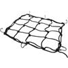 ENmrfvkz Rete Elastica per Il Trasporto su Moto, Rete Portabagagli Moto 6 Ganci Cargo Regolabile for Bici Bicicletta Nera 30x30 Cm