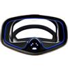 predolo Maschera Subacquea Integrale Design Integrato Occhiali da Immersione Singoli Vetro Temperato Attrezzatura Sportiva Acquatica per Adulti, Snorkeling