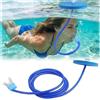 Generic Respiratore a secco completo, tubo respiratorio per immersioni, tubo ergonomico per respirazione lunga, per immersioni, nuoto, campeggio, flusso, immersioni, esperienze, nuoto, respirazione, 2026
