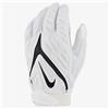 Nike Superbad 6.0 - Guanti da calcio, colore: bianco, taglia L, colore: nero