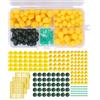 Generic Set di perline galleggianti per mais, esche morbide, accessori per pesca d'acqua dolce, esche morbide e resistenti