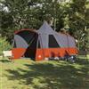 Yunovire Tenda tipo tipi per persone con tetto verde, impermeabile, leggera, protezione UV, traspirante, antivento, campeggio, per attività all'aperto e viaggi