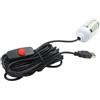 Drawup Torcia subacquea a LED per pesca notturna Luring Bass Trota Squid - USB ricaricabile sommergibile verde chiaro bianco 75x30mm (verde)