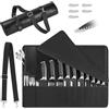 OUUTMEE 14 slot Chefs Roll Bag, resistente tela & custodia in pelle