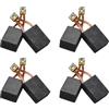 Zarxparts 102938601 - Set di 8 spazzole per golf cart 1029386-01 compatibile con Club Car Golf Cart DS L6 L8 V6 V8 3.7HP 48V Compatibile con generatori Hitachi