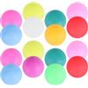 Hemobllo 150 Pezzi Palle da Ping Pong Colorate 40mm in Pp, Design Arrotondato, Facili da Usare Senza Sbavature, per Feste di Natale e Giochi Divertenti